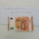 Counterfeit € 50 note/ Fake money 50 euro New banknote