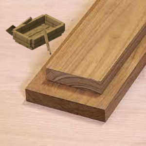 Teak wood lumber