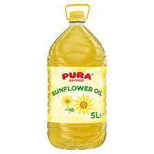 Refined Pura Sunflower Oil in Bulk