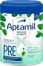 Buy Aptamil MILK & PLANTS PRE infant formula from birth online